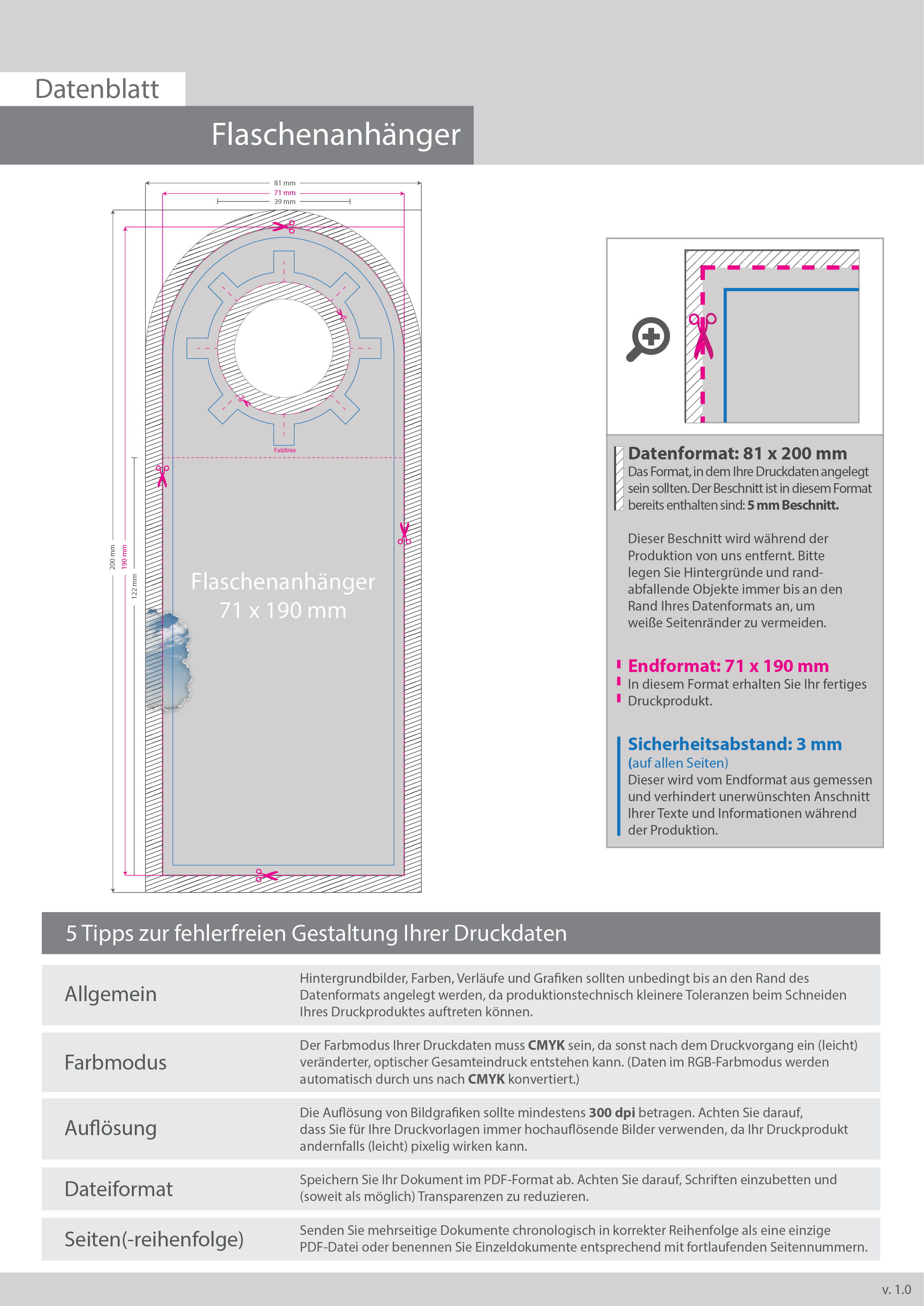 Product Bild flaschenanh__nger_71_x_190_mm_mit_falz__4_0-farbig_einseitig_bedruckt